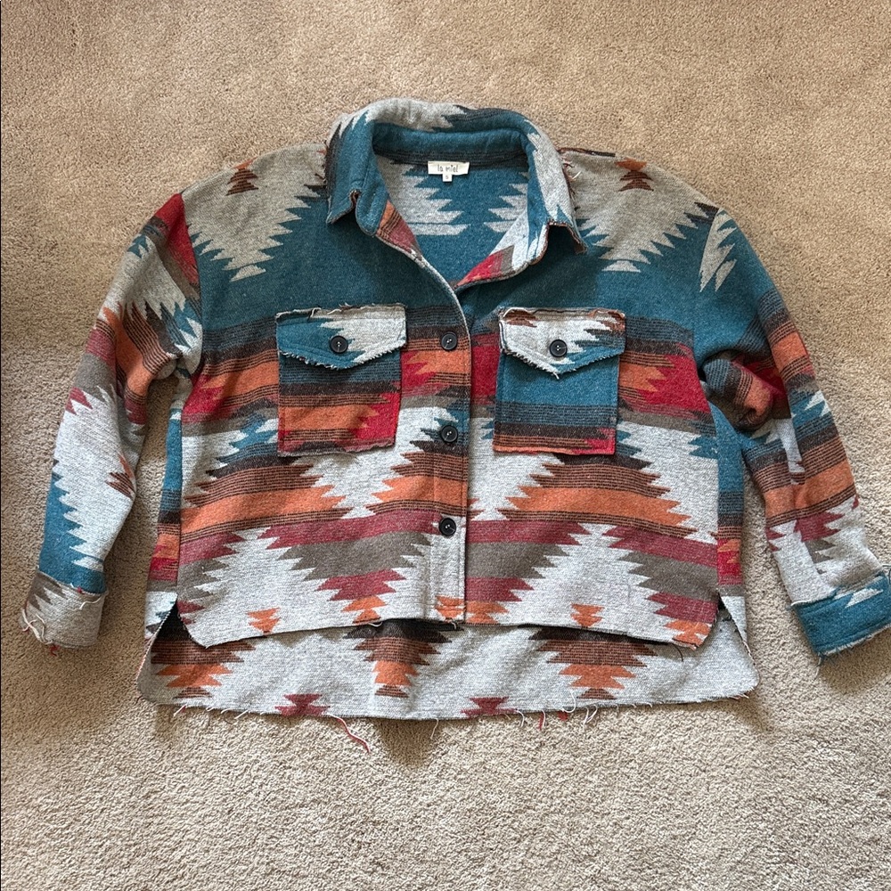 Southwestern Patterned Jacket - image 1